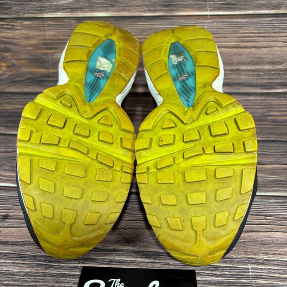 Nike Air Max 95 2013 Women's Black Volt Ice Red Violet Athletic Shoes Size 8.5 - Picture 6 of 8